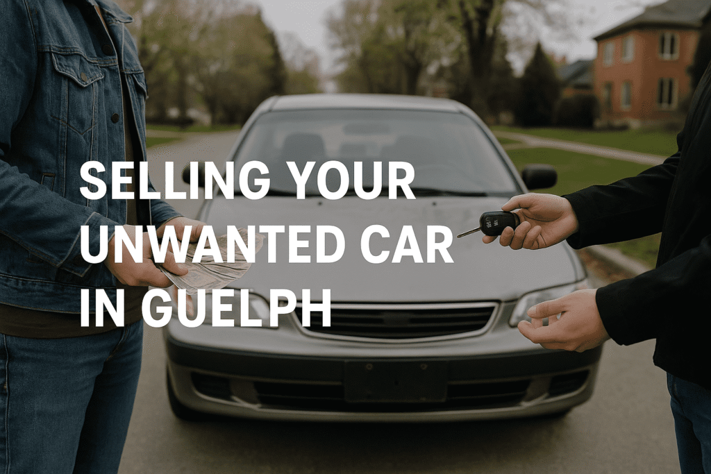 Selling Your Unwanted Car in Guelph: Scrap Car Solutions